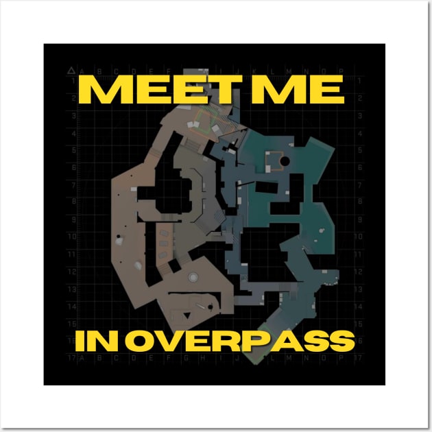 Meet me in Overpass Wall Art by happymonday